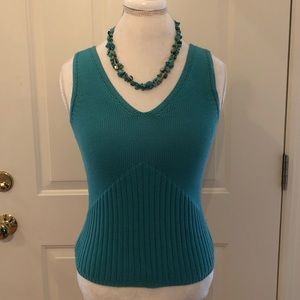 Aqua Express sleeveless sweater
